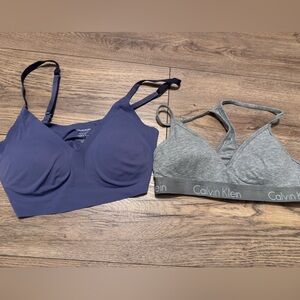 Calvin Klein Bralettes gray and blue